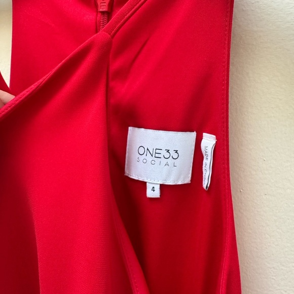 Red One 33 Social Cocktail Dress - Picture 6 of 8